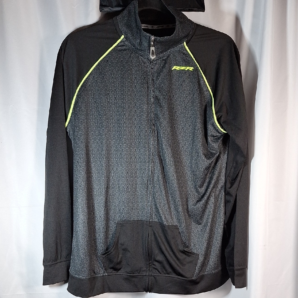 Men's Black and Gray Performance Jacket by